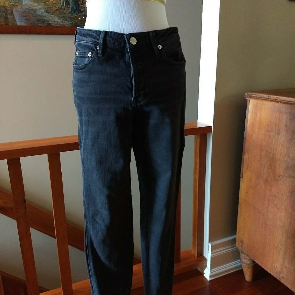 Free People Black Denim Jeans